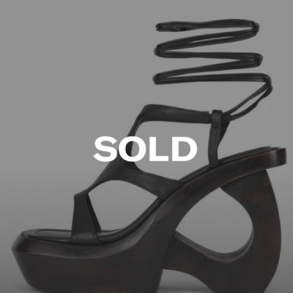 SOLD Jeffrey Campbell Idolize Platform Sandals - Picture 1 of 8